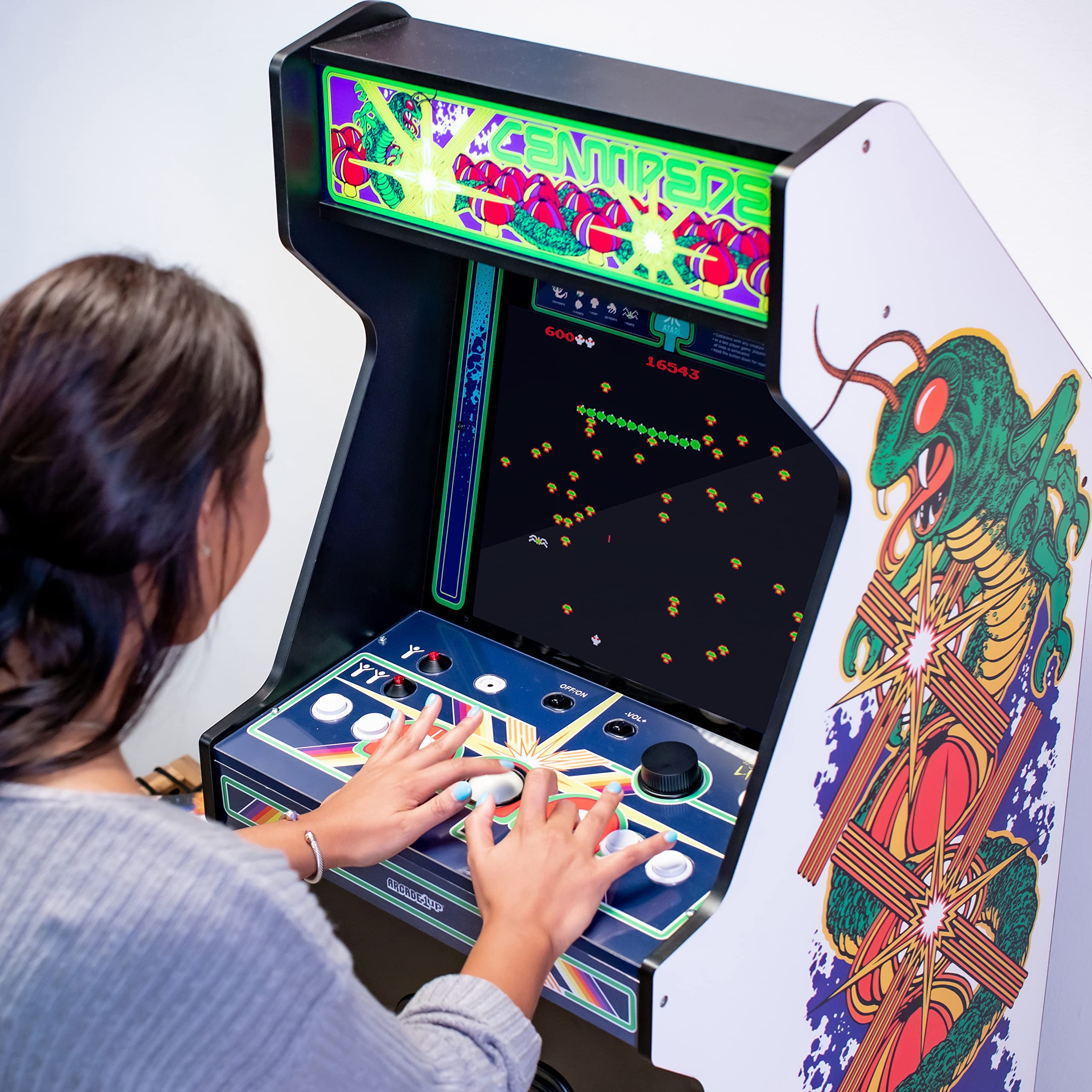 Atari CENTIPEDE 1/6スケールアーケードゲーム Buy Arcade1Up Atari Centipede Arcade Machine Online at Low Prices